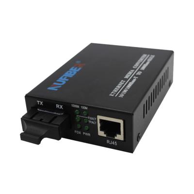 China Multimode 10 100 de Media van 1000Base TX FX Media van Convertorgigabit ethernet Convertor Te koop