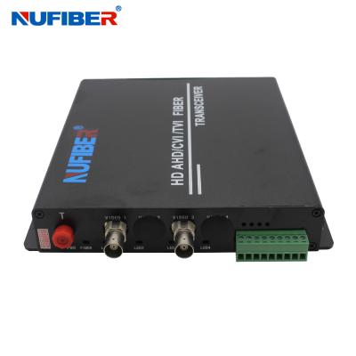 China 20km 5VDC Fiber Video Converter 2BNC Simple Installation for sale