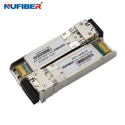 China 10gb Sfp+ Optical Transceiver , 2 Core LC Cisco Compatible Transceiver 10km 1310nm for sale