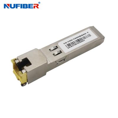 China De Compatibele GLC-t 10 100 1000base-t 100M Copper RJ45 SFP Zendontvanger van Cisco Te koop