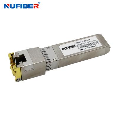 China Kupfernes 10G SFP RJ45 10 100 1000 10000Base-T UTP Transceiver zu verkaufen