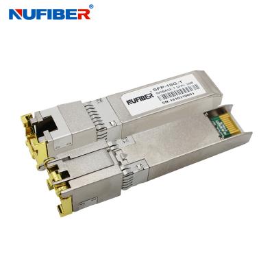 China 10GBASE-T módulo de SFP dos ethernet do cobre RJ45 CAT6A 30m à venda