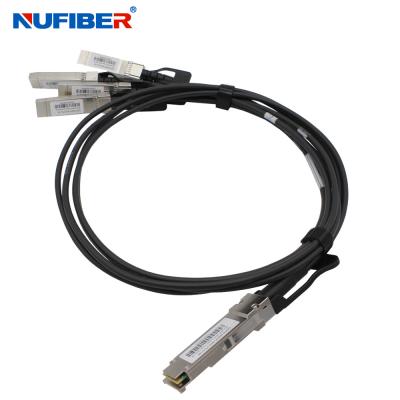 China 1M 30AWG Passive Direct Attach Copper Twinax Cable for sale