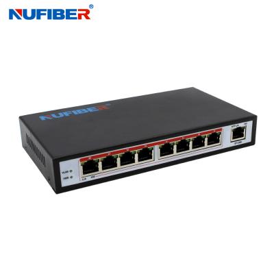 China OEM ODM 4 8 16 24 Haven48v POE Ethernet Schakelaar voor NVR Te koop