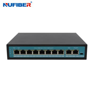 China 250m Distance 8 Port 10/100 Mbps Smart POE Switch for sale