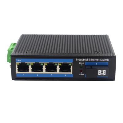 China 10/100/1000M 4 Ports RJ45 To Fiber Converter Simplex 1310nm / 1550nm SC for sale