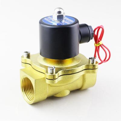 China 2W0250-25 Gas General Brass Solenoid Valve 1 Inch DC 24V 12V AC220V 110V Solenoid Valve For Water for sale