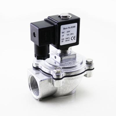 China AC220V DC24V General Right Angle Type Aluminum Alloy DMF Z 20 Pure Air 25 40 50 62 76 Pulse Solenoid Valve for sale