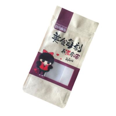 China Disposable Food Matte Bag Plastic Packaging Manufacturer Heat Seal Wholesale Moisture Proof Customization Small for sale