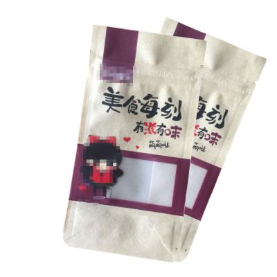 China Customization Food Packaging Flat Bottom Zipper G Eco Friendly Plastic Packaging for sale