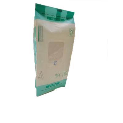 China Security Customized Gusset Packaging Cloth Wet Film / Baby Paper Wet Paper Wet Pouch Bag for sale