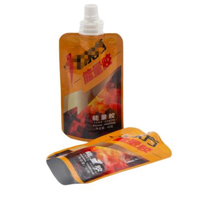 China Barrier Stand Up Transparent Liquid Drinking Water Drinks Plastic Bag Spout Pouch for sale