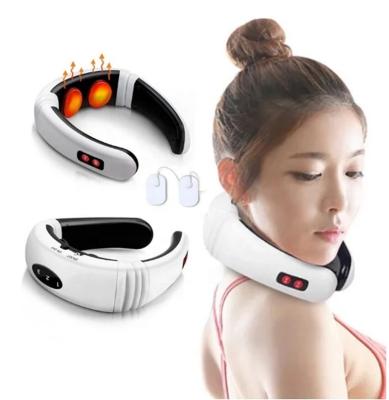 China 2020 Ten Pulse 3D EMS Electric Digital Smart Pulse Massager Cervical Vertebra Pulse Neck Massager for sale