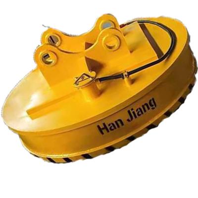 China Engineering Machinery 15 Ton - 45 Ton Excavator Hydraulic Attachment Electric Lifting Magnet For Scrap Metal for sale