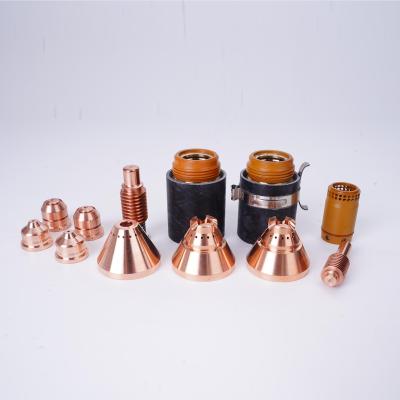 China Original Imported Copper Shield 220536 Electrode 020415 Of Quality Plasma Cutter Consumables Nozzle 220892 for sale