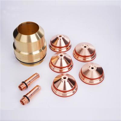 China Plasma cutting torch imported copper consumables electrode and imported hafnium 9-8215 wire plasma for winner updraft dynamics for sale