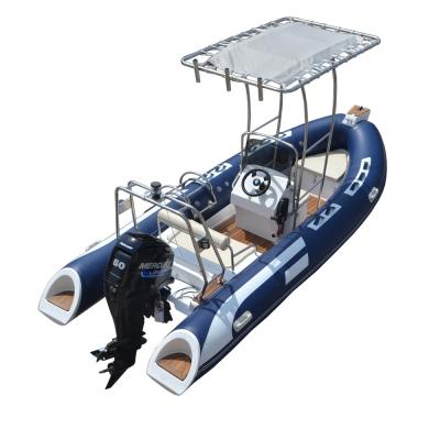 China 2021Year 15ft Fiberglass PVC Rib Speed ​​Boat Sport Boat For Sale for sale