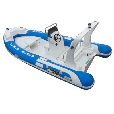 China New Design Leisure Rib Boat 550 Inflatable Fishing Boat for sale