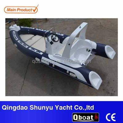 China Fiberglass CE approved hypalon pvc or fiberglass inflatable boat for sale for sale