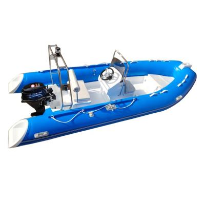 China 2019Year 7 People Fiberglass Rigid Rib470 Boat Rigid Hull Inflatable for sale