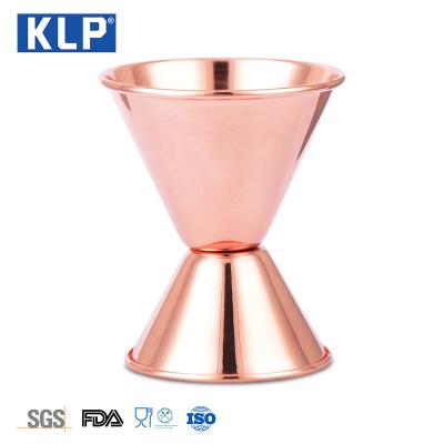 China Viable Wholesale Custom Logo KLP 30ml 60ml Stainless Steel Stainless Steel Barware Small Silver Wine Gauge for sale