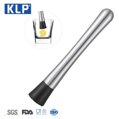 China Custom Logo Stainless Steel Bar Cocktail Ice Messy Person Bar Tools Viable KLP Best Quality for sale