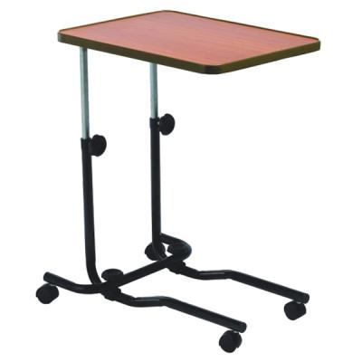 China ABS Hospital Good Price Modern OverBed Table Medical Side Bed Side Dinner Table For Sale for sale