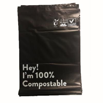 China Custom poly strong adhesive eco friendly luxury matte black mailer own logo /custom shipping bag/polymailer for sale