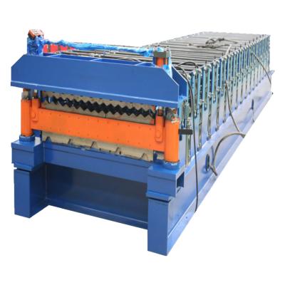 China Hotels metal roof panel curvature machine metal roof panel roll forming machine made in china for sale