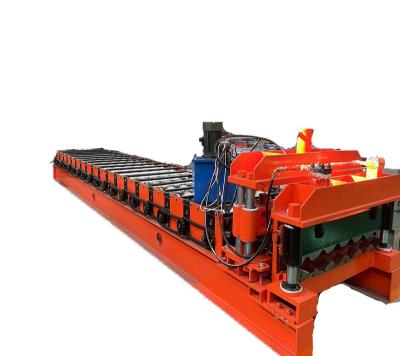 China Hotels Corrugated Profile Steel Roofing Sheet Roll Forming Machine Steel Corrugated Metal Sheet Roof Roll Forming Machine for sale