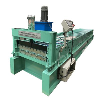 China Hotels OEM Self-lock Roof Sheet Roll eRoof Sheet Roll Forming Machine for sale