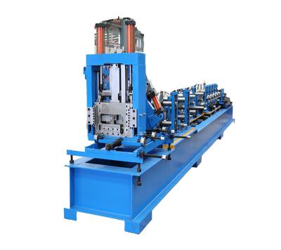 China Hotels Steel Frame CZ Purlin Roll Forming Cold Rolling Line Decking Cold Forming Machine Machine for sale