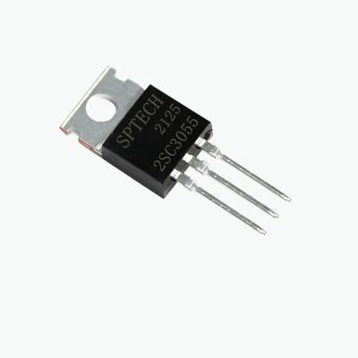 China General high quality 2sc3055 amplification spot transistor 2sc3055 to-220c new encapsulated 15W ultrasonic high power triode for sale