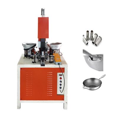 China Automatic rivets stove pot cookware manual dispensing aluminum rivet making machine automatic riveting machine zu verkaufen