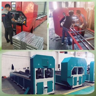 China 50Hz APESP-100 Electric Square Pipe Punching Machine With PLC Control Punching for sale