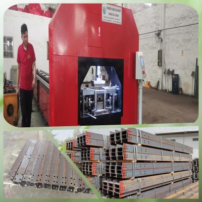 China Electric I Beam Automatic H Beam Hydraulic Punching And Shearing Equipment for sale