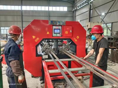 China Automatic Hardware Furniture Pipe Punching And Shearing Machine for sale