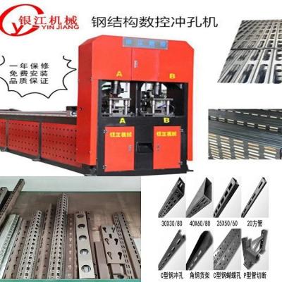 Cina 50Hz elettrica 2000kg Acciaio Automatica scaffale perforante macchina con 4 mm di diametro del foro in vendita