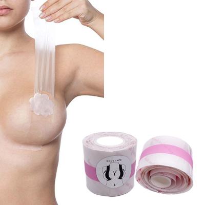 China Seamless Boobs Tape Disposable Breast Lift Tape Lift Up Cup Bra Body Adhesive Tape for sale