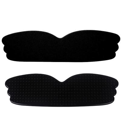 China Seamless Reusable Disposable Silicon Nipple Cover Girl Correction Bra Nipple Cover Black Silicone for sale