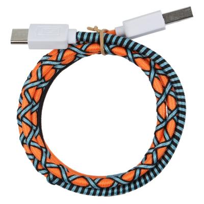 China Handmade Double Side Insert Cord Braided Factory Sale High Quality Fast Charging Usb Cable Fast Charging for sale