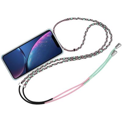 China URIZONS Unique Mobile Phone Cell Phone String Hanger Strap Lanyard Rope Wire Wrapped With Phone Case for sale