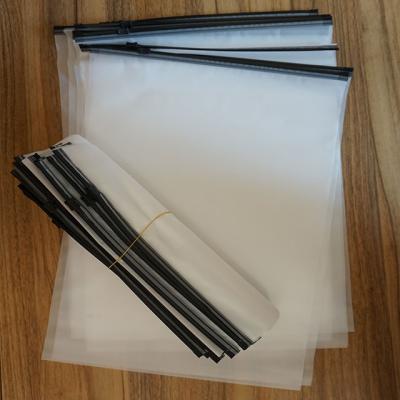 China Wholesale Custom Disposable EVA Matte Window Recyclable Flexible Packaging Custom Plastic Garment Zipper Bag For Clothes for sale