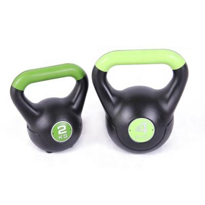 China High Quality Plastic Weightlifting Power Kettlebell Colorful Plastic Sand Training for sale