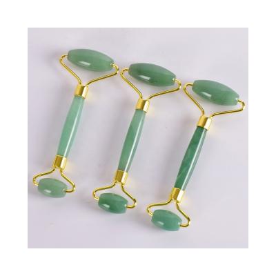 China Factory supply face lift body care massage green aventurine arc roller jade roller direct price for sale