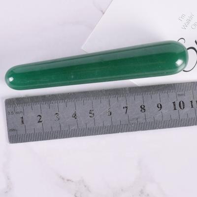 China China 2021 Handheld Crystal Green Aventurine Magic Wand Yoni Stick Adult Personal Massager Massager for sale