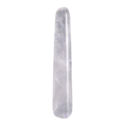 China Wholesale Facial Massager Manufacturers Facial Massager White Rock Quartz Crystal Massage Stick for sale