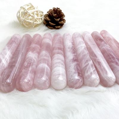 China China in stock! 100% Natural Kegel Egg Exercise Repair Jade Floor Pelvic Muscles Rose Quartz Massage Wand for sale