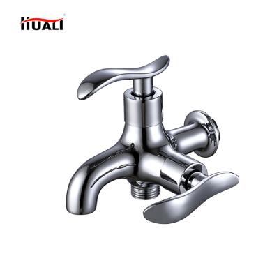 China Factory Price Modern Cheap Wall Mounted Washing Machine Faucet Faucet Single Handle Chromed Body Bibcock Modern OEM Quick Open For Bathroom for sale