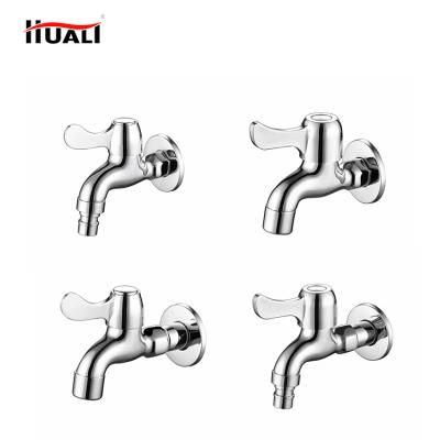 China Factory Price Modern Cheap Wall Mounted Washing Machine Faucet Faucet Single Handle Chromed Body Bibcock Modern OEM Quick Open For Bathroom for sale